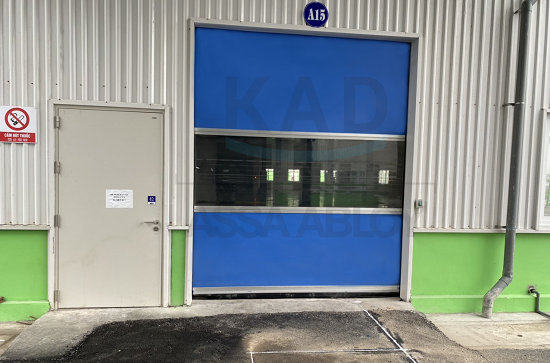cửa cuốn nhanh màn pvc hàn quốc khu vực hải dương