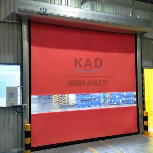 cửa cuốn màn nhựa pvc tự phục hồi kad