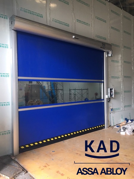 cửa cuốn pvc thích hợp lắp nhà xưởng