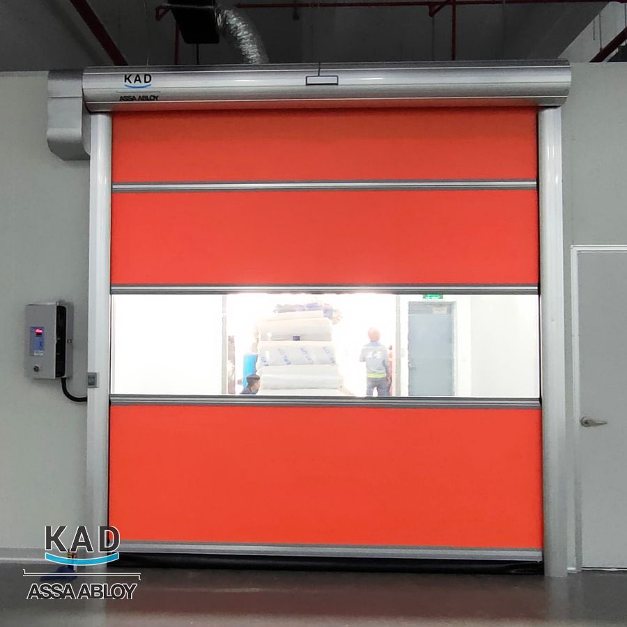 Cửa cuốn nhanh tốc độ cao lắp đặt nhà máy