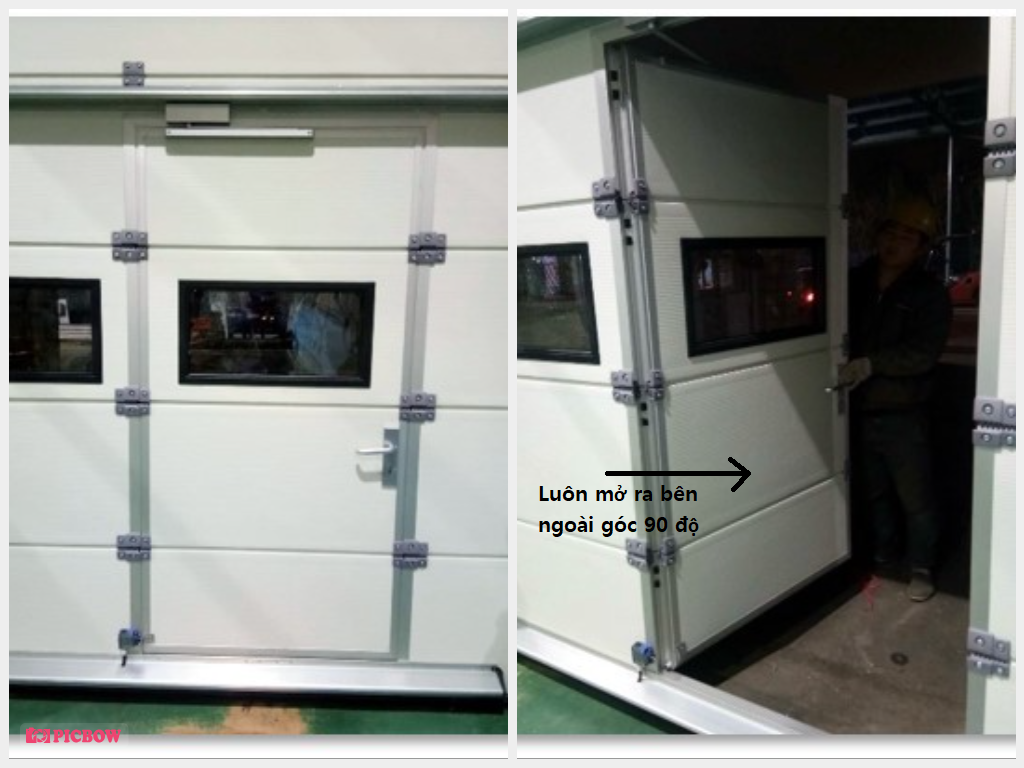 nguyên lý hoạt động pass door cửa trượt trần
