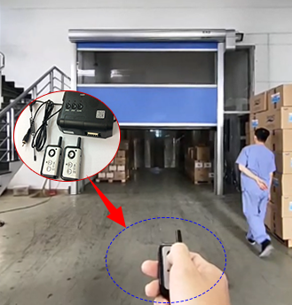 sử dụng cửa cuốn tốc độ cao