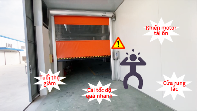 tuổi thọ cửa cuốn tốc độ cao