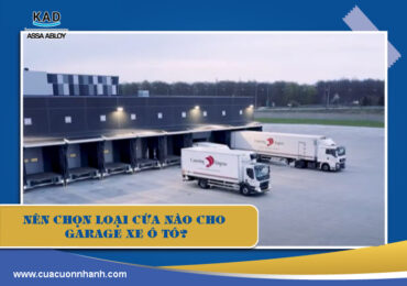 kích thước cửa cuốn gara ô tô như thế nào là chuẩn