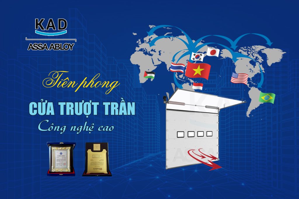cửa trượt trần kad