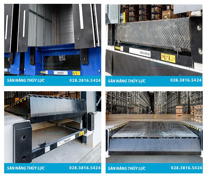 Báo giá sàn nâng thủy lực lắp đặt cho kho xưởng