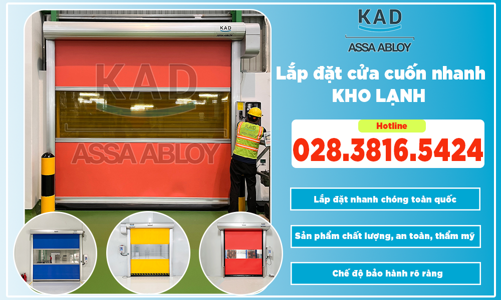 lắp đặt cửa cuốn nhanh kho lạnh toàn quốc - cửa cuốn nhanh 