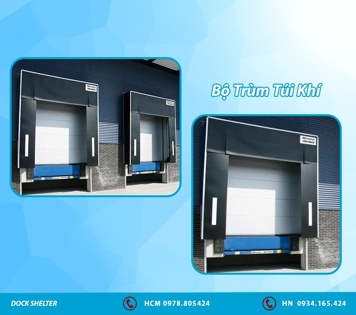 Báo giá bộ trùm túi khí lắp đặt kho xưởng