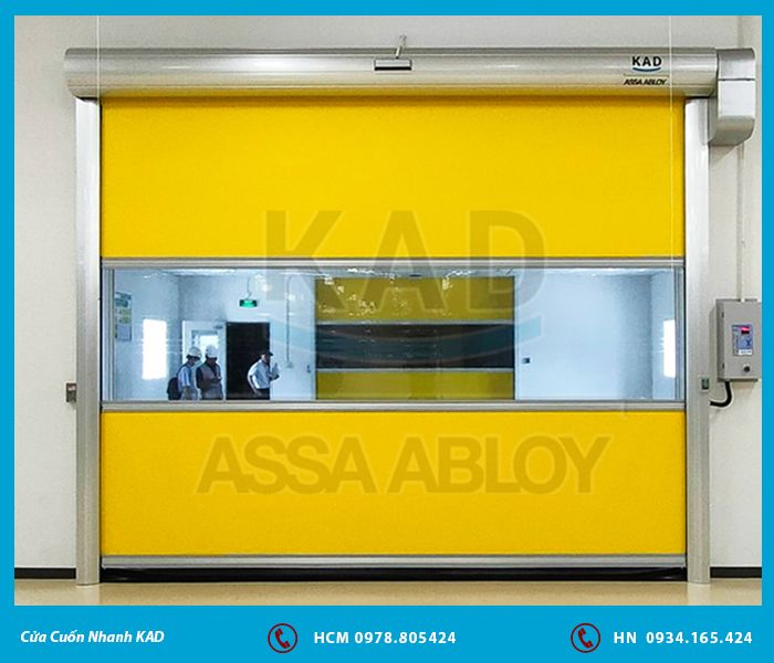cửa cuốn nhanh thích hợp lắp cho nhà máy