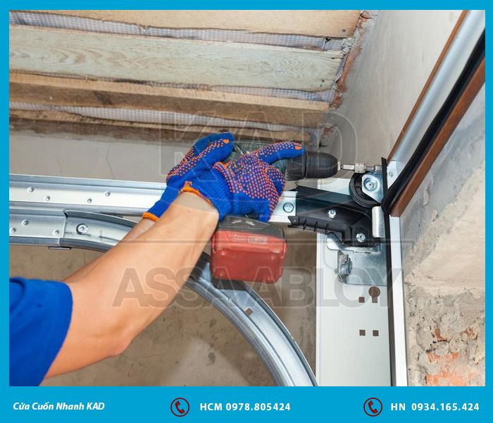 lắp đặt cửa cuốn nhanh hàn quốc