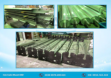 sản xuất cửa cuốn nhanh man nhua pvc