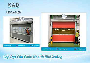 cửa cuốn nhanh nhà xưởng - cửa cuốn nhanh