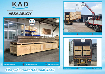 Cửa trượt trần kad xuất khẩu sang canada