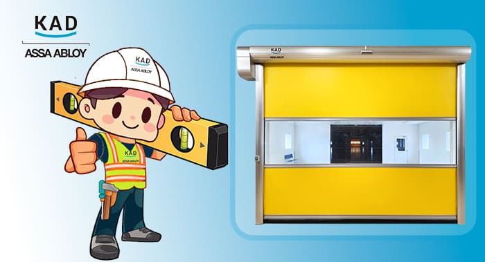 cửa cuốn nhanh - lắp đặt cửa cuốn nhanh dễ dàng
