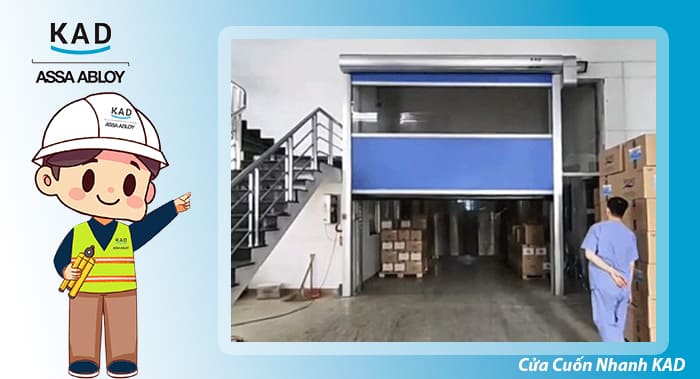 cửa cuốn nhanh - sửa dụng cửa cuốn nhanh đơn giản