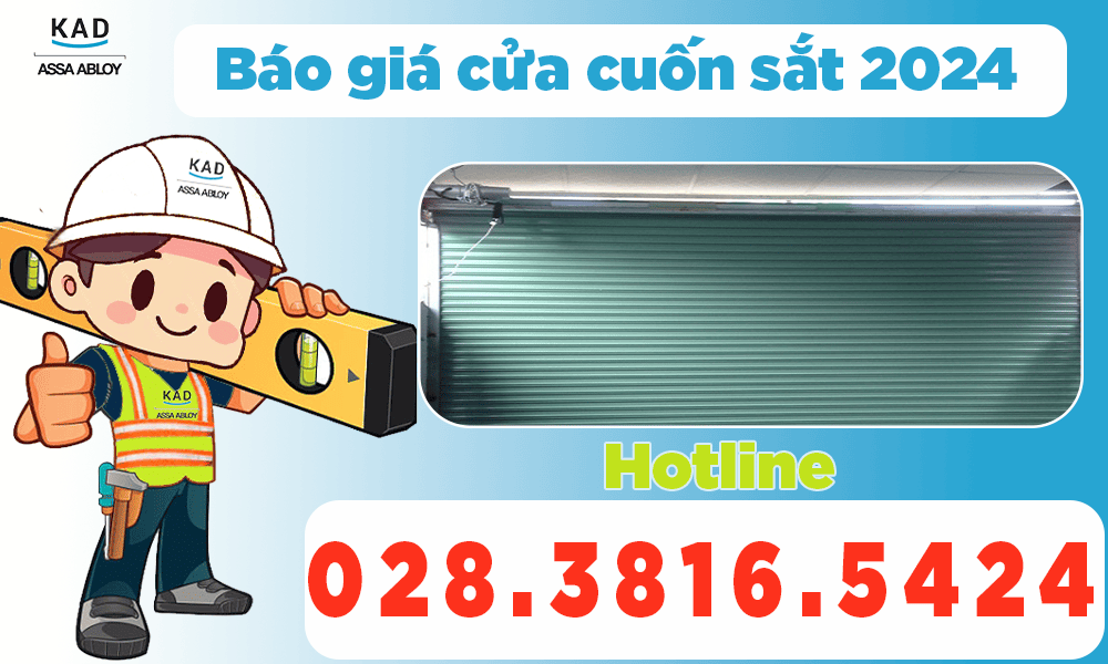 báo giá cửa cuốn sắt - cửa cuốn sắt 2024