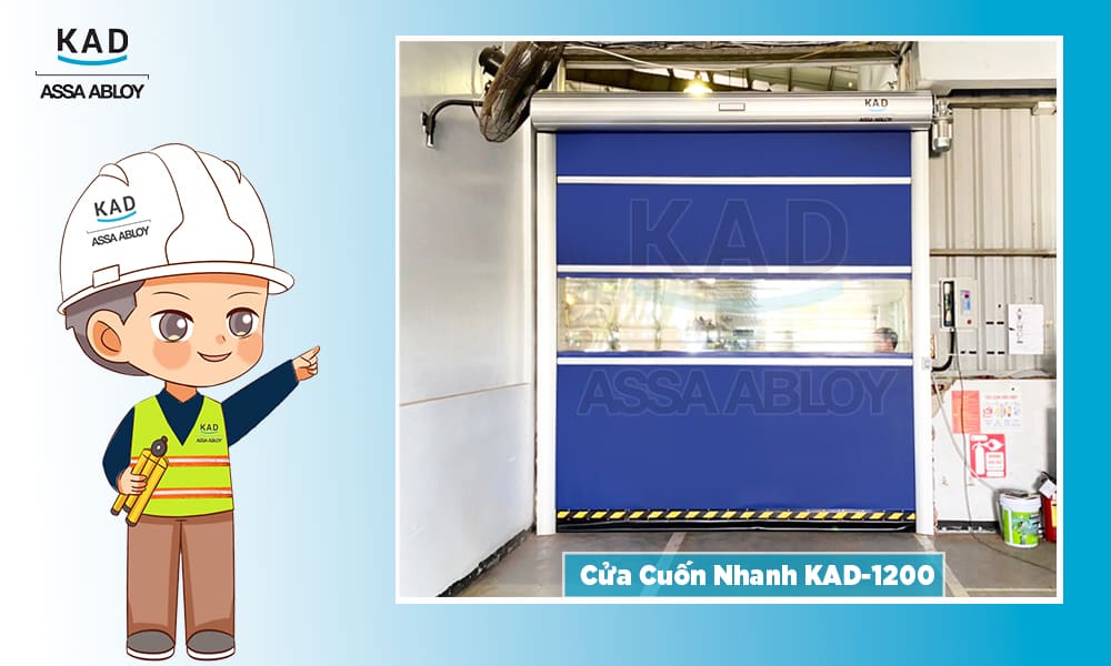 cửa cuốn nhanh kad1200 chất lượng