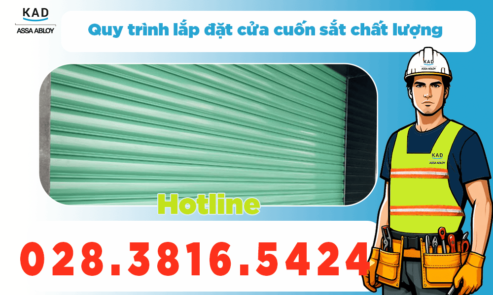 lắp đặt cửa cuốn sắt - cửa cuốn sắt 2024