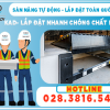 sàn nâng tự động - lắp đặt sàn nâng tự động