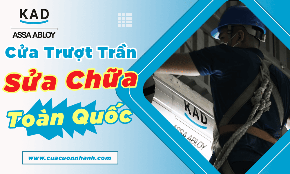 sủa cửa trượt trần nhanh chóng
