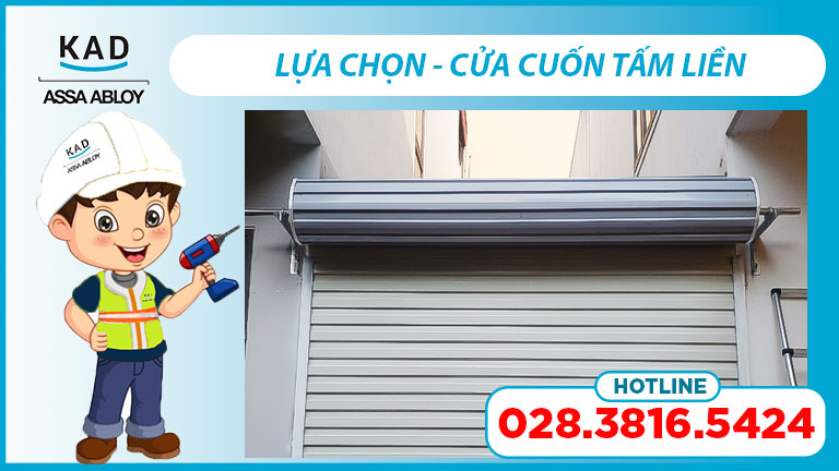 lựa cửa cuốn tấm liền chất lượng