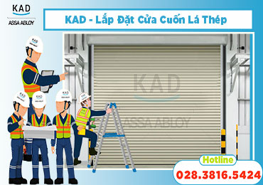 cửa cuốn lá thép - cửa cuốn thép 2024