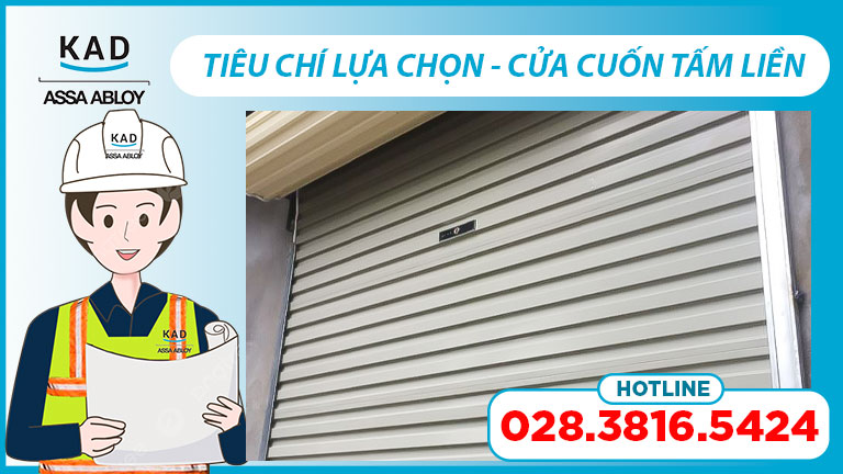 cửa cuốn tấm liền chất lượng
