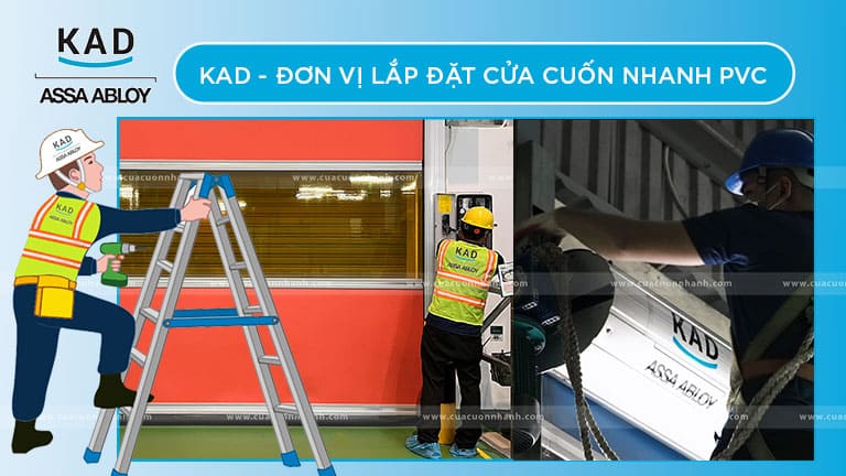 đơn vị lắp đặt cửa cuốn nhanh pvc