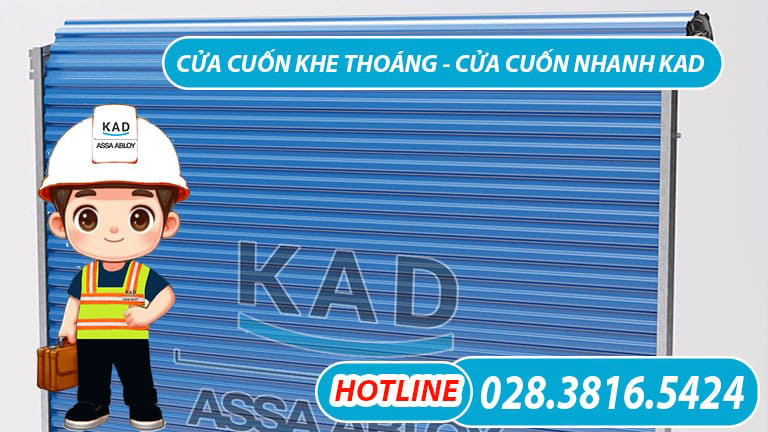 ưu điểm cửa cuốn khe thoáng kad