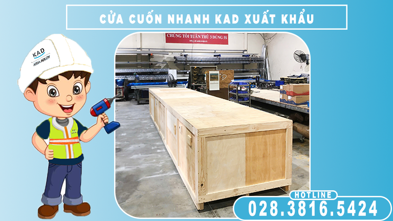 xuất khẩu cửa cuốn nhanh