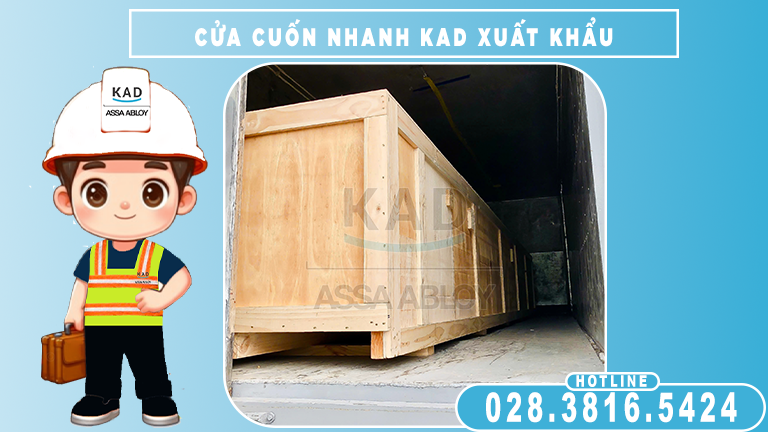 cửa cuốn nhanh kad xuất khẩu