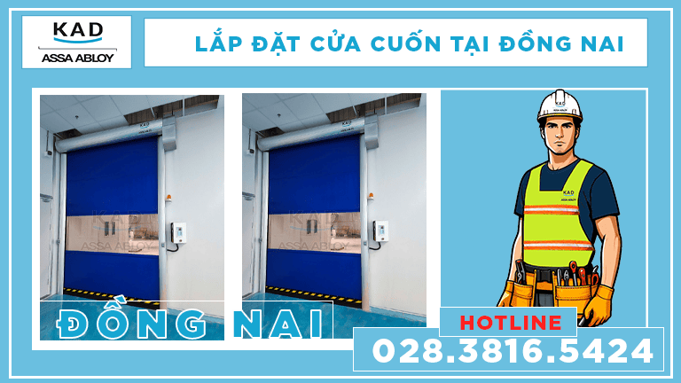 lắp đặt cửa cuốn nhanh tại đồng nai