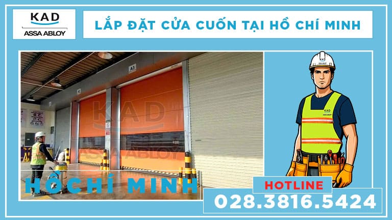 lắp đặt cửa cuốn nhanh tại tphcm