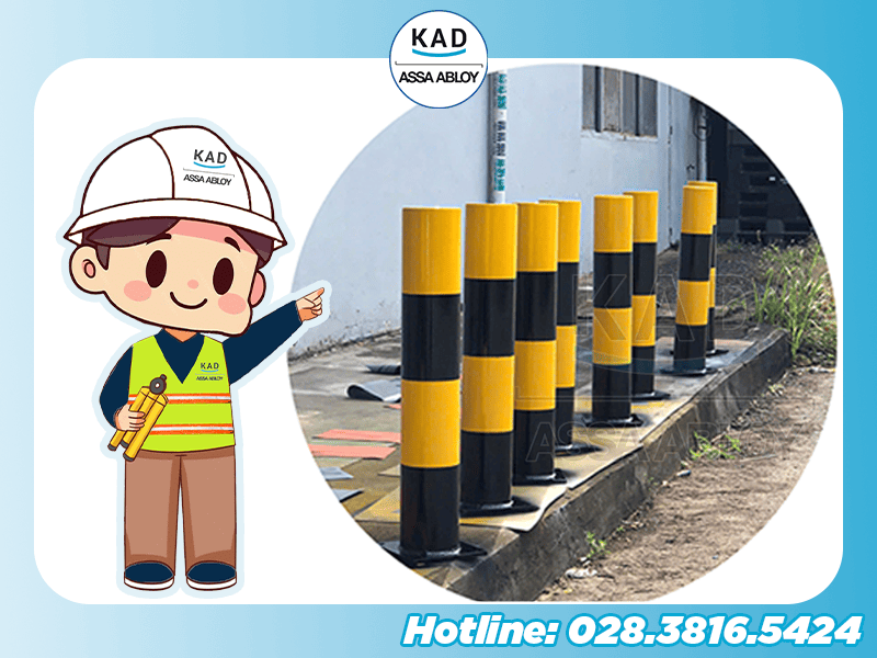 trụ an toàn - cọc tiêu cảnh báo