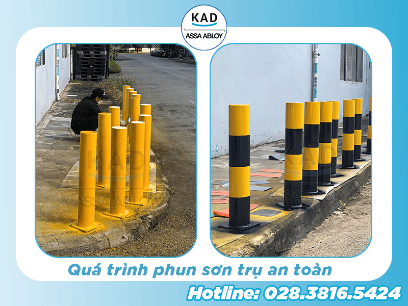 cọc tiêu cảnh báo 