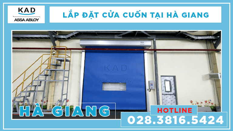 lắp đặt cửa cuốn nhanh tại hà giang