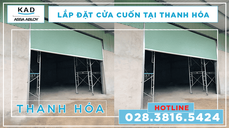lắp đặt cửa cuốn - cửa cuốn thanh hóa