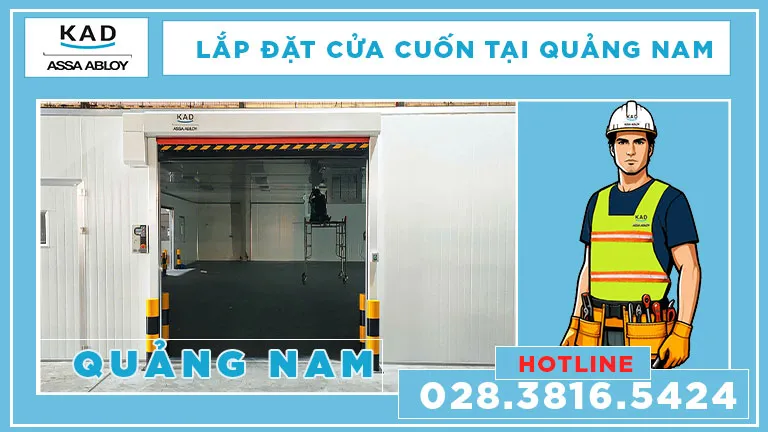 lắp đặt cửa cuốn nhanh tại quảng nam 