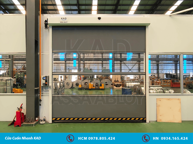cửa cuốn nhựa pvc tại kad