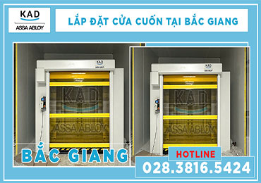 lắp đặt cửa cuốn nhanh tại bắc giang
