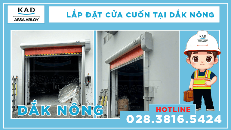 lắp đặt cửa cuốn nhanh ở đắk nông