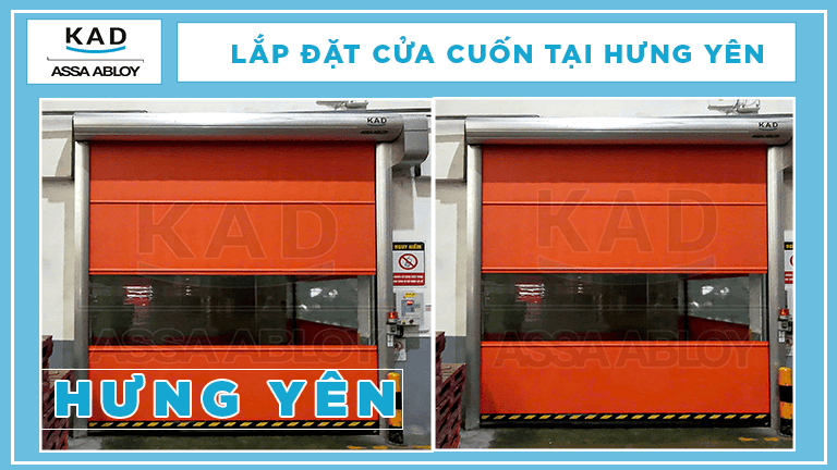 công trình cửa cuốn nhanh tại hưng yên