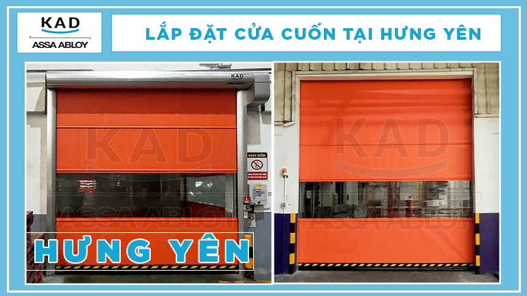 lắp đặt cửa cuốn tại hưng yên