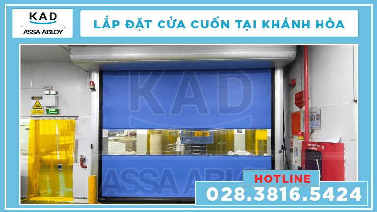 cửa cuốn nhanh khánh hòa - cửa cuốn nhanh kad