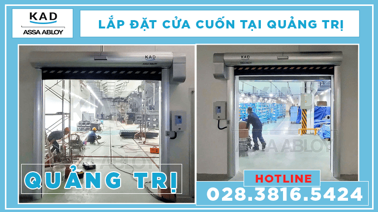lắp đặt cửa cuốn nhanh tại quảng trị