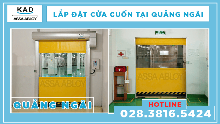 cửa cuốn nhanh kad tại quảng ngãi