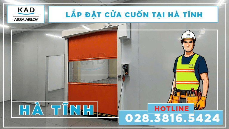 lắp cửa cuốn nhanh tại hà tĩnh