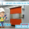 lắp đặt cửa cuốn nhanh tại hà tĩnh