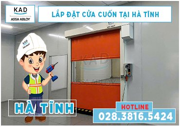 lắp đặt cửa cuốn nhanh tại hà tĩnh