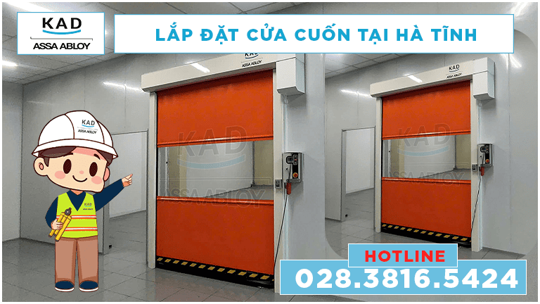 lắp đăt cửa cuốn nhanh chất lượng tại hà tĩnh